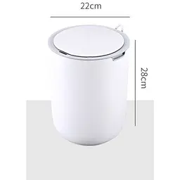 Відро для сміття JAH Waterproof сенсорне 8 л біле (JAH6011 White) - мініатюра 2