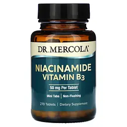 Ніацинамід вітамін B3 Niacinamide Vitamin B3 Dr. Mercola 50 мг 270 таблеток