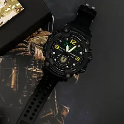 Чоловічий наручний годинник 004BKTRO ТРО Чорні + Коробка Patriot acs0031055 - мініатюра 4