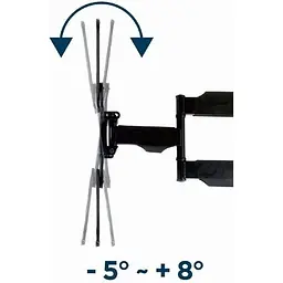 Кронштейн Gembird Black WM-55ST-01 - мініатюра 3