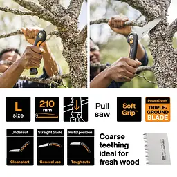 Садова пила складна Fiskars Plus™ SW69, L - 210 мм (1067553) - мініатюра 5