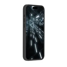Еко чохол Aulumu A15 Vegan Leather Case Black для iPhone 15 Pro - мініатюра 4