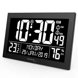 Настінний годинник Technoline WS8017 Black (WS8017)