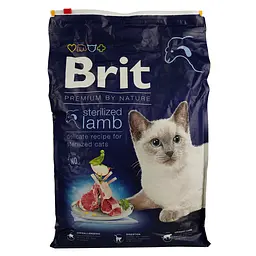 Сухий корм для стерилізованих котів Brit Premium by Nature Cat Sterilized Lamb з ягням 8 кг - мініатюра 2