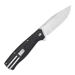 Ніж складаний туристичний SRM 221X-GB 92 мм 14C28N G10 чорний - мініатюра 4
