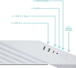 Корпус Lian Li Vector V100R Tempered Glass Black (G99.V100RX.01) Без БП - мініатюра 15