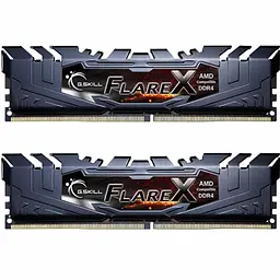 Модуль пам'яті для комп'ютера DDR4 16GB (2x8GB) 3200 MHz FlareX Black G.Skill (F4-3200C16D-16GFX)