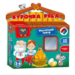 Гра настільна Vladi Toys магнітний театр Академія розвитку "Курочка Ряба" VT3206-31 (укр)