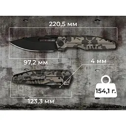 Ніж складаний туристичний Weknife Reveille (9.7 см) Bohler M390 / Titanium пісочно-бежевий - мініатюра 13