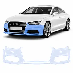 Антигравійна захисна бронеплівка за лекалами для Audi A7 4G 2010-2018 - передній бампер