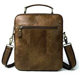 Сумка з ефектами старовини чоловіча Vintage 23х27х7,5 см sum0028950 - мініатюра 2