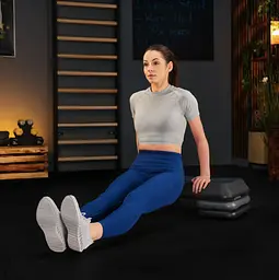 Степ платформа Trex Sport TX-038PAS до аеробіки 3-рівнева чорна - мініатюра 6