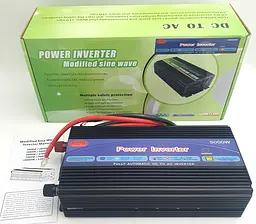 Автоінвертор 12 V-220 V 5000 W перетворювач напруги WimpeX 12 V-220 V 5000 Вт - мініатюра 7