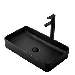 Умивальник Rea Denis 35x61 black matt (REA-U3690), Матова