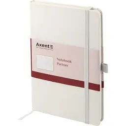 Блокнот Axent Partner, А5, 125х195 мм, 96 арк., клітинка, білий (8201-21-A) - мініатюра 2