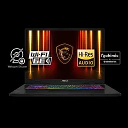Ноутбук MSI Crosshair 17 HX AI D2XWGKG-039CZ Metallic - мініатюра 7
