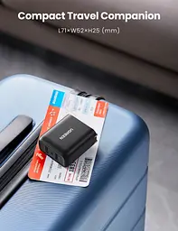 Зарядний пристрій 2xUSB 36W USB A, QC 3.0 Fast Charger чорний CD161 Ugreen - мініатюра 4