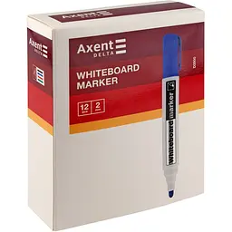 Набір маркерів Axent Whiteboard D2800 круглий 2 мм 12 шт. чорний (D2800-01) - мініатюра 2