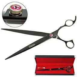 Прямі ножиці для стрижки собак великих порід Davis Majutsu Titanium Straight 10" (S.MT10S)