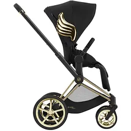 Коляска Cybex ePriam by Jeremy Scott Wings чорна (521002723) - мініатюра 2