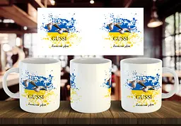 Чашка "GUSSI" 330 мл Салатова
