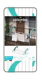 Сушарка для білизни навісна Colombo Balcony 10 (ST188) - мініатюра 3