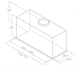 Витяжка Elica CT23 GR/A/72 - мініатюра 2