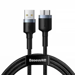 Кабель Baseus Cafule Cable USB 3.0 to MicroUSB 2A 1m CADKLF-D0G Dark Grey