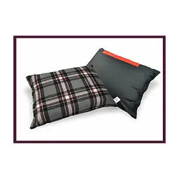 Плед Home Line 4 в 1 клітинка червона 140х190см (143567)