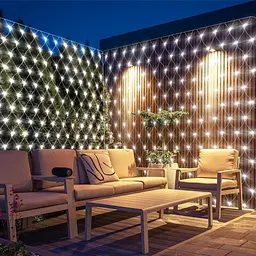 6X2M 300LEDs Великі сітчасті вогні на відкритому повітрі для кущів Підключення, на відкритому повітрі сітка Сітчасте світло