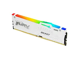 Модуль пам'яті Kingston FURY 32 GB DDR5 5600 MHz Beast RGB White (KF556C40BWA-32) - мініатюра 2
