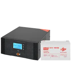 Комплект резервного живлення LP (LogicPower) ДБЖ + гелева батарея (UPS B1500 + АКБ GL 1200W)