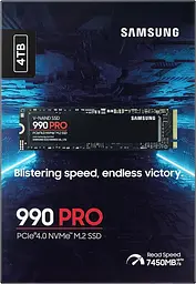 SSD накопичувач швидкісний Samsung 990 PRO 4 TB (MZ-V9P4T0BW) - мініатюра 3