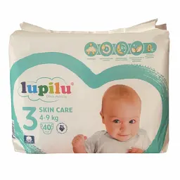 Підгузки Lupilu Skin Care 3 Midi (4-9 кг), 40 шт