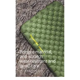 Матрац надувний Naturehike CNK2450WS014) 8см - двомісний - 200х132 - зелений - мініатюра 3