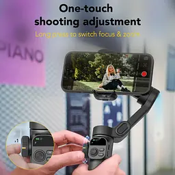 Триосьовий стабілізатор AOCHUAN Professional Gimbal Stabilizer for Smartphone Smart X2 Чорний (SmartX2) - мініатюра 7