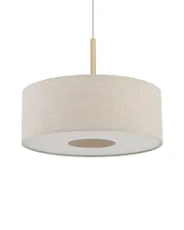 Підвісний світильник, люстра Nowodvorski 11652 Santana M E27 1x25W IP20 бежевий - мініатюра 3