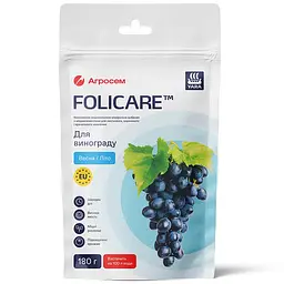 Добриво для винограду Весна-Літо, 180 г, Yara Folicare