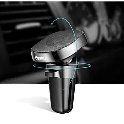 Автотримач Baseus Privity Series Pro Air Outlet Magnet Bracket Black [SUMQ-PR01] [75260] - мініатюра 4
