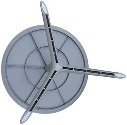 Столик Prosperplast Rimo 57 см бежевий (5905197583310) - мініатюра 4