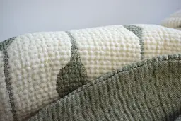 Муслінове покривало Sole Yesil 240х260 см+2 наволочки 50х70 см Saheser pbe0051333 - мініатюра 5