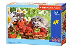 Пазли Castorland Їжачки і клубника, 260 елементів, 32x23 см, B-27484