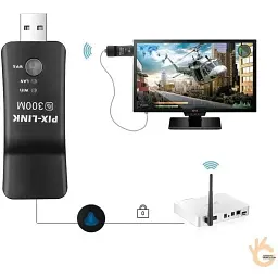Ретранслятор Wi-Fi Pix-Link LV-UE01 репітер підсилювач сигналу Black (17608) - мініатюра 4