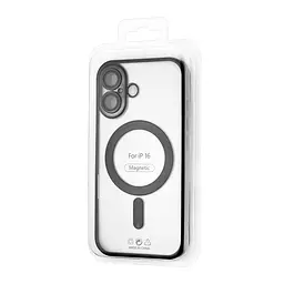 Чохол Ductil Metallic Edge with MagSafe (Protected Camera & Lens) iPhone 16 Black - мініатюра 2