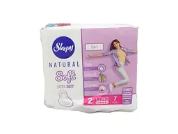 Прокладки гігієнічні SLEEPY Денні 6 крапель 7 шт Soft Long-2