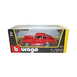 Автомодель - Porsche 356B (1961) (в асортименті слонова кістка, червоний, 1:24) - мініатюра 2