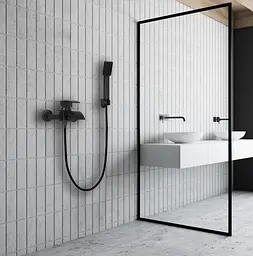 Змішувач для ванни Yoka Talea black настінний BW.TALEA-BLK, Чорний матовий - мініатюра 2