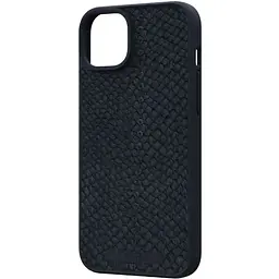 Чохол-накладка Njord Salmon Leather MagSafe Case Black для iPhone 15 Plus (NA52SL00) - мініатюра 2