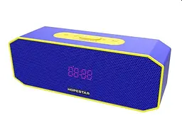 Бездротова акумуляторна колонка Bluetooth акустика Hopestar P8 синя