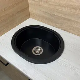 Кухонна мийка Adamant Circum 500x425x180 чорний металік 630223, Чорний - мініатюра 3